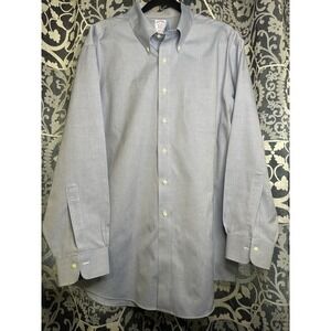 Brooks Brother Classic XL 17-34 100% USA Supima Cotton Lite Blue Men's Polo